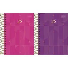 Agenda 2026 Executivo Spot Feminina Diária Espiral Capa Dura M5 (12,9 X 18,7cm) 200 Folhas Tilibra Ref: 179361