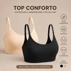 Top Segunda Pele Sem Bojo Feminino Discreto Dia a Dia