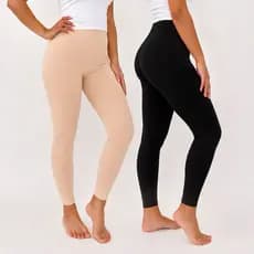 Calça Segunda Pele Anágua Cintura Alta Zero Transparência Alta Elasticidade Sem Marcar