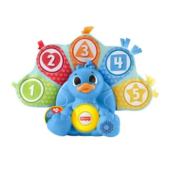 Pavão Colorido Interativo Linkimals Fisher-Price com Luzes e Músicas - HNN77