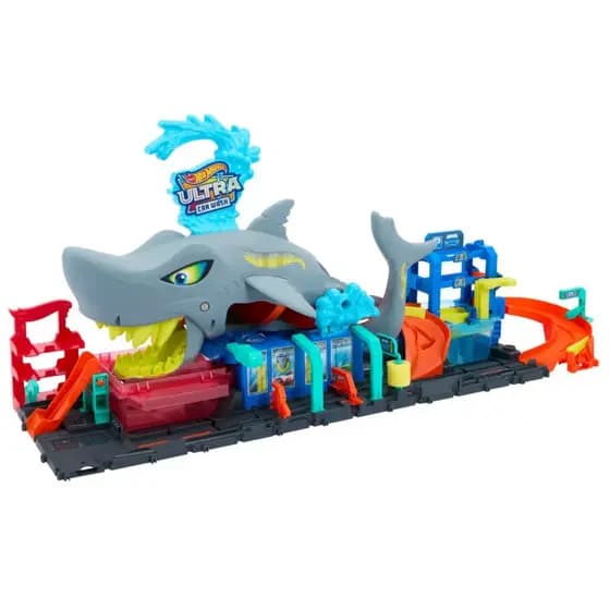 Pista Hot Wheels City Color Reveal Lava Rápido Ultra Shark Brinquedo Original Mattel Criança Playset