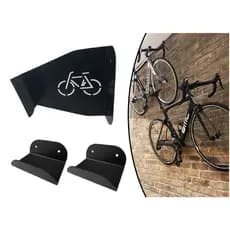 Kit 02 Suportes De Parede Horizontal Para Bike Mtb Ou Speed 3v Bike