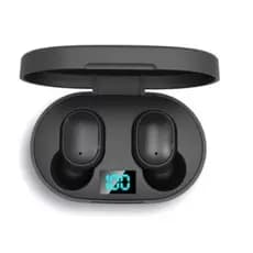 Fone De Ouvido Sem Fio E6s Bluetooth 5.0  Tws Preto