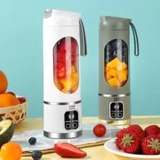Liquidificador Portátil Recarregável 10 Lâminas, Espremedor TOPMIX