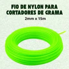 Fio de nylon para cortador de grama e Roçadeira - 15 metros (Cada Pacote)