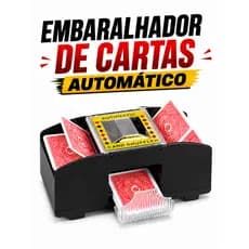 Embaralhador de Cartas Automático para Diversos Jogos de Baralho como Poker Truco Buraco
