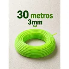 Fio de Nylon Cortador de Grama e Roçadeira - 30 Metros x 3mm