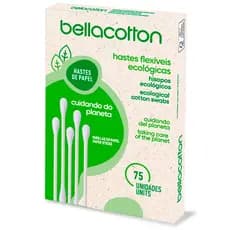 Hastes de Papel Flexíveis Ecológicas 75 unid - Bellacotton