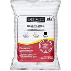 Cera Depilatoria Depimiel em perolas Negra com lama Negra 10kg