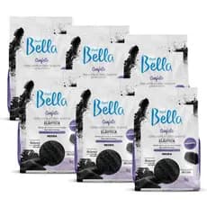 Kit 6un Cera Depil Bella Confete Negra 1kg