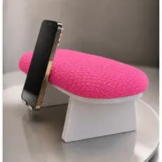 Apoio de Mão Sintético com Suporte de Celular Nail Designer Manicure