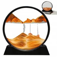 Ampulheta Duna Quadro Interativo 3d Enfeite Decorativo Decoração