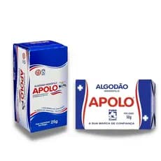 Algodão Hidrófilo Rolo Em Caixa Apolo - 25g / 50g