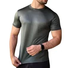 Camiseta Dry Fit Masculina Lisa - Casual Treino Academia Esportes Exercícios Casual - Treino - Academia - Esportes