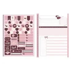 Material Escolar Caderno Universitario Capa Dura Papel Resistente 80 Folhas Qualidade Superior
