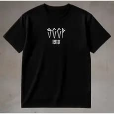 Camiseta SCCP Corinthians 1910 Preta Estilosa Unissex Streetwear Camisa Timao Algodão