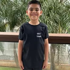 Conjunto Personalizado Time Futebol Infantil Unissex Camiseta e Shorts Bermuda Presente