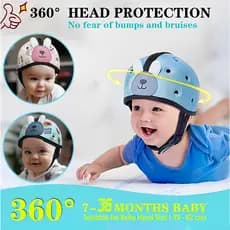 Capacete Macio Para Bebês Aprendendo A Andar , De Segurança , Protetor De Cabeça De Bebê Engatinhar E Caminhar Em Estoqu