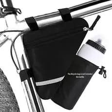 Bolsa Triangular Com Suporte Para Garrafa De Água Bicicleta/Acessórios Sem