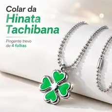 Colar Anime Tokyo Revengers Hinata Tachibana – Joias Com Pingente De Estudante De Trevo De Quatro Folhas Da Moda Masculi