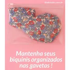 Estojo Zip Transparente para Organizador Biquínis / Gavetas 22x17cm (5, 10 ou 20 unidades)