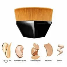 pincel de maquiagem mágico hexágono para Base, BB cream/ Blush em pó