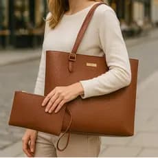 Bolsa willibags sacola grande com nécessaire feminina