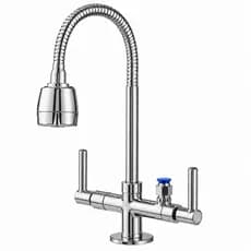 Torneira Cozinha Bancada Flexível Gourmet sem Filtro com Saída para Purificador de Água