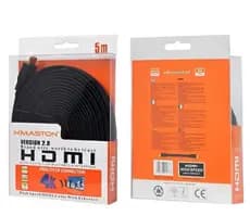 Cabo Hdmi 5m Alta Resolução Ultra Hd 4k 3d Ready