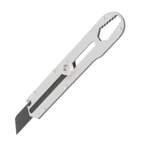 Estilete Profissional 18mm Com Trava Aço Inox Maciço