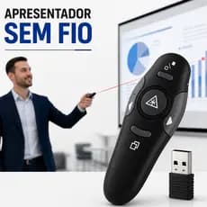 Apresentador Passador Slide Controle Caneta Remoto Sem Fio Power Point Profissional Notebook