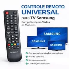 Controle Remoto para TV Compatível Samsung Smart 4k HDTV  Unviersal Super Resistente LED LCD QLED
