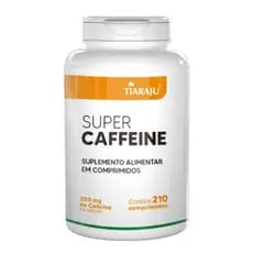 Super Caffeine 210 Caps 200mg Tiaraju – Energia Intensa Foco e Resultados