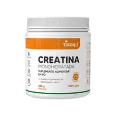 Creatina Monohidratada 100% Pura 300 Gr Ganho De Massa E Força Tiaraju