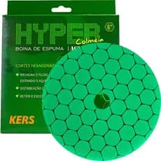 Boina de Espuma Agressiva 6" Verde Hyper - Kers