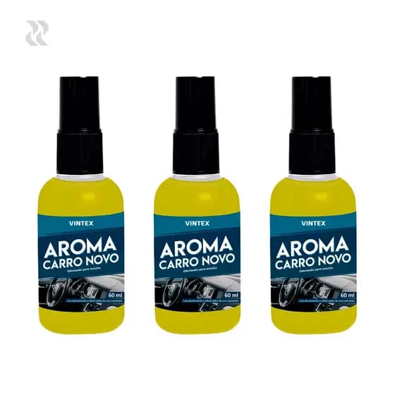 Kit 3 Arominhas Carro Novo - Vonixx (60ml)