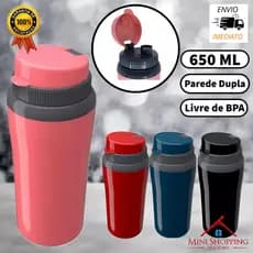 Copo Academia 650 Ml Unitermi Copo Termico Copo Chimarrão Copo Leite Copo Chá Copo Café