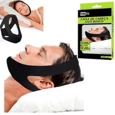 Anti ronco neoprene 3 pontas ajustável neoprene durma melhor faixa cinta queixo