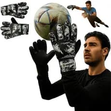 Luva goleiro profissional adulto futsal society campo quadra sintética treino jogo futebol oficial original