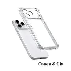 Capa Capinha Transparente Anti-Impacto Para iPhone 17 17 Air 17 Pro 17 Pro Max