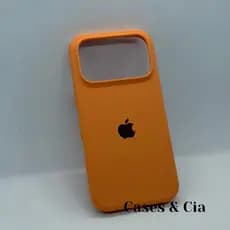 Capa Capinha Para iPhone 17 Pro e 17 Pro Max Laranja