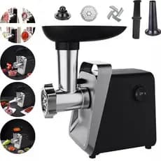 Maquina Moedor De Carne Frango Linguiça Salsichas Elétrico Triturador 110V
