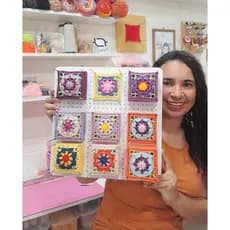 Blocador Grande Para Alinhar Square de Crochê e Tricô/Blocador Para Crochê-A Pronta Entrega