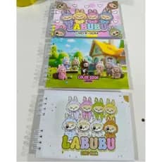 Livro de colorir infantil LABUBU - 50 folhas com Capa dura tamanho A5