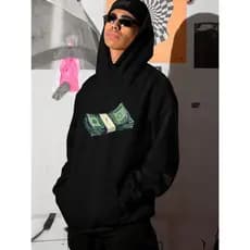 Moletom Blusa Vigarista Milionário Oversized Streetwear Uniseex ref-3684 Dtf
