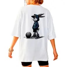 Camisa Camiseta Perninha Bugs do Gueto Streetwear Oversized Uniseex Ref-3629