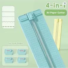 Guilhotina 4 em 1 Cortador De Papel A4 Portátil Fácil Manuseio Escritório