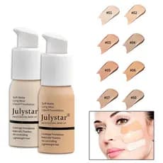 Maquiagem Facial Matte Face Base À Prova D'água Líquida De Longa Duração D'água Controle De Óleo Foundation Conceal