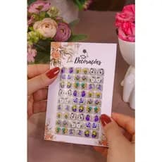 ADESIVOS PARA UNHAS CARTELÃO COM 54 UNIDADES REF:31
