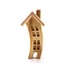 Casinha de Mesa em Madeira Pinus Ref. 3 – Decoração Farmhouse para Quarto de Bebê